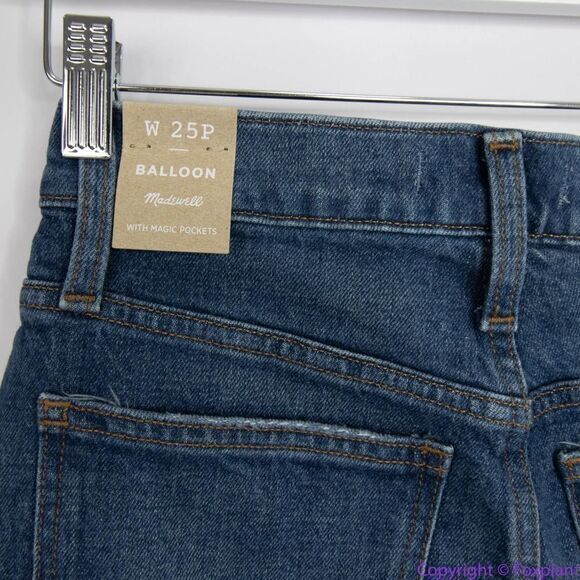 NEW Madewell Petite Balloon Jeans in Ellisboro Wash, P25 - Picture 14 of 16